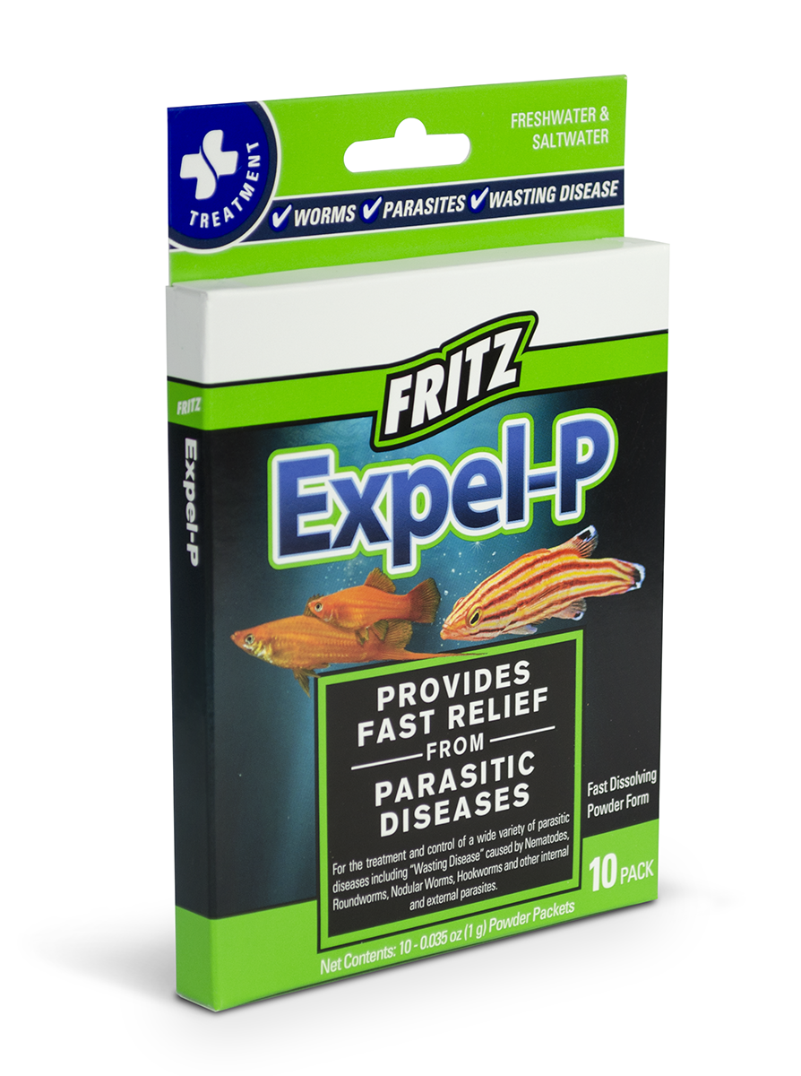 Fritz Expel - P Freshwater & Saltwater Parasitic Treatment 10Ct