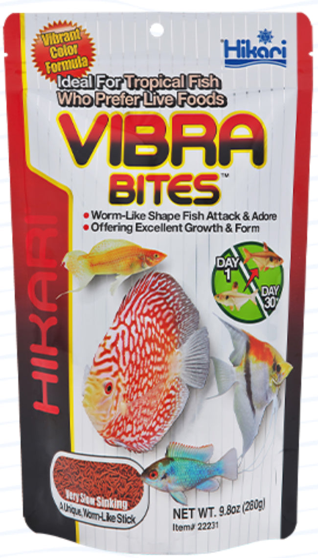 Hikari Vibra Bites Tropical Fish Food 9.8 Oz