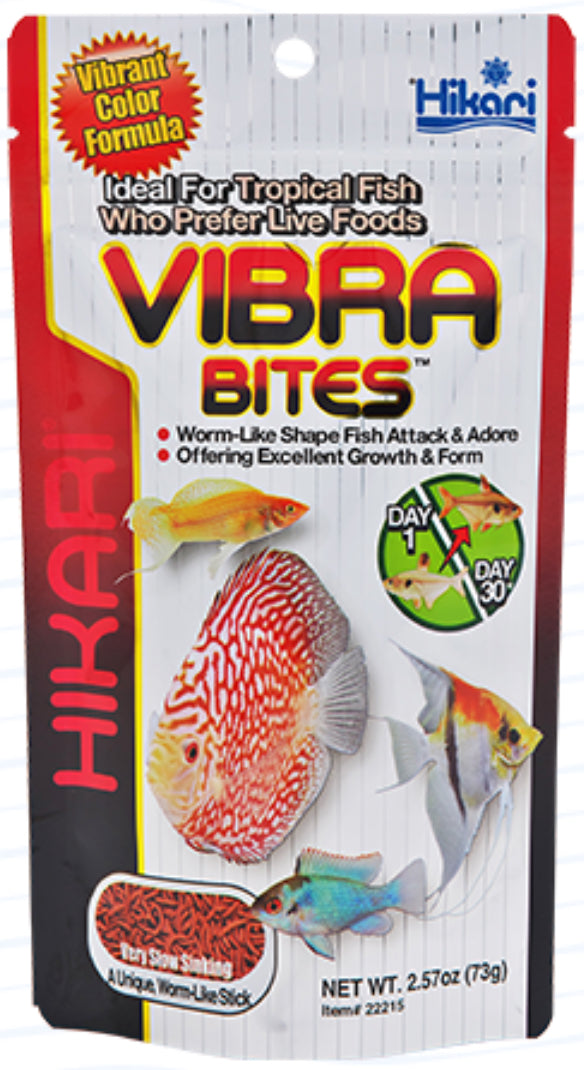 Hikari Vibra Bites Tropical Fish Food 2.57 oz