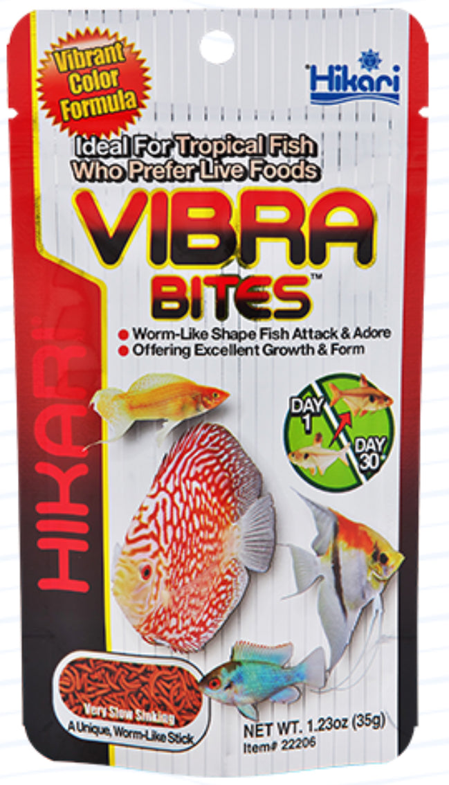 Hikari Vibra Bites Tropical Fish Food 1.23 Oz
