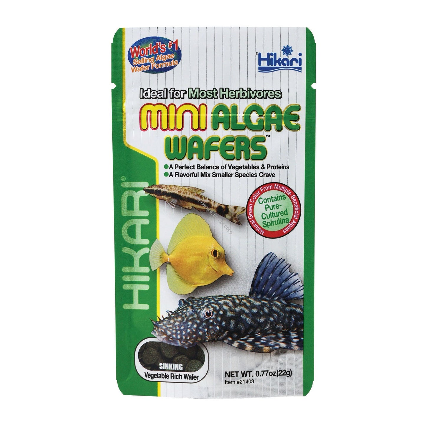 Hikari Mini Algae Wafers 22GM- .77oz