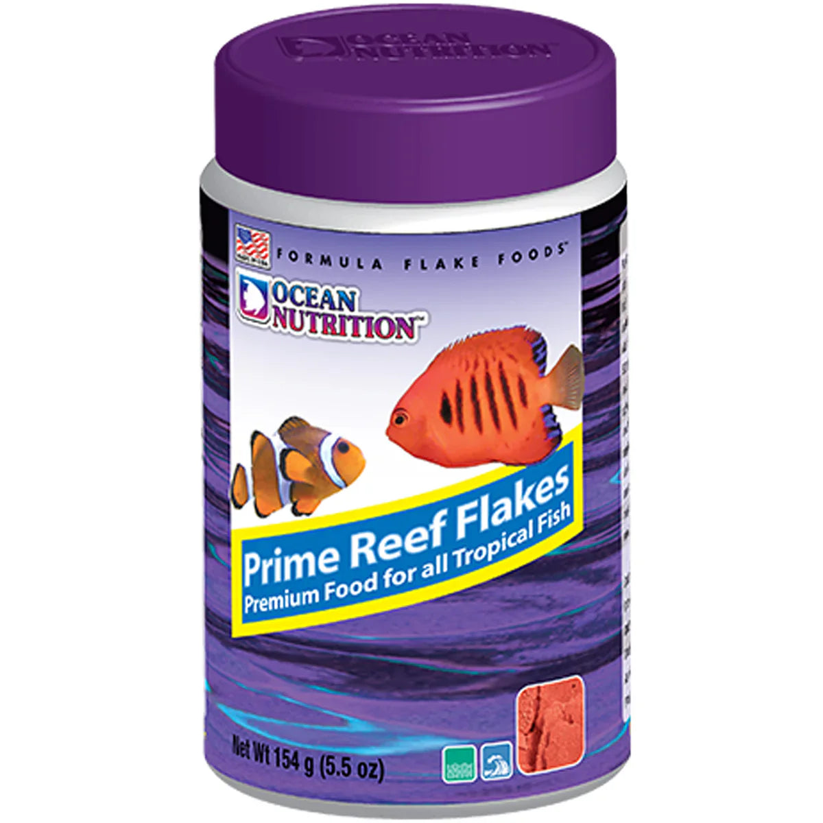 Ocean Nutrition Prime Reef Flakes 5.5 - Ounces (Great protein and color enhancer for Discus)