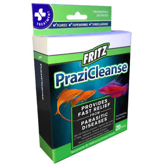 Fritz Prazicleanse Freshwater & Saltwater Parasitic Treatment 20Ct