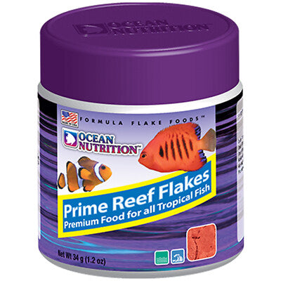 Ocean Nutrition Prime Reef Flakes 1.2-Ounces (Great protein and color enhancer for Discus)